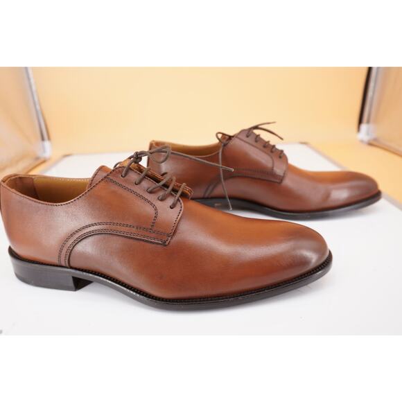 To Boot New York Bellaire Derby Oxford Dress Shoe Size 9 Burnished Brown $395 - Picture 2 of 10